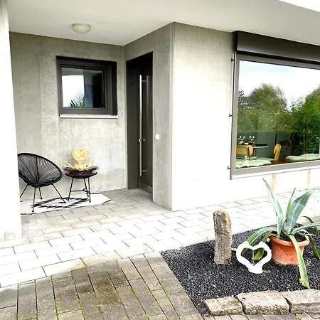 Apartment Naturoase, Moderne Architektur - Arbeitsplatz - Terrasse - Parkplatz - Waschmaschine Vohringen (Bavaria)